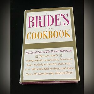 The Brides Magazine Cookbook Hardcover Dust Jacket 1966
